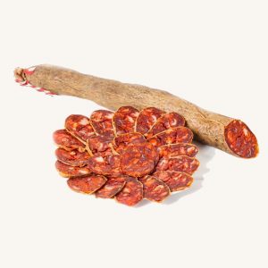 Señorío de Montanera Ecological Chorizo de Bellota 100% Ibérico (acorn-fed) cular, from Extremadura, piece Approx. 1.1 kg.